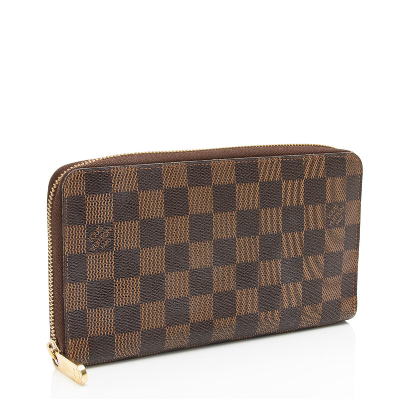 Louis Vuitton Damier Ebene Zippy Organizer Wallet (SHF-WAckES)