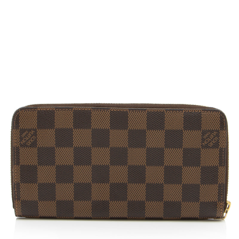 Louis Vuitton Damier Ebene Zippy Wallet (SHF-31Ji48)