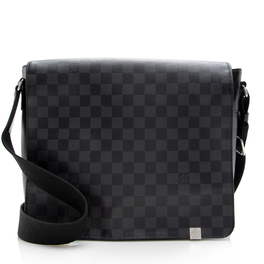 Louis Vuitton Damier Graphite District MM Messenger SHF 17183 LuxeDH