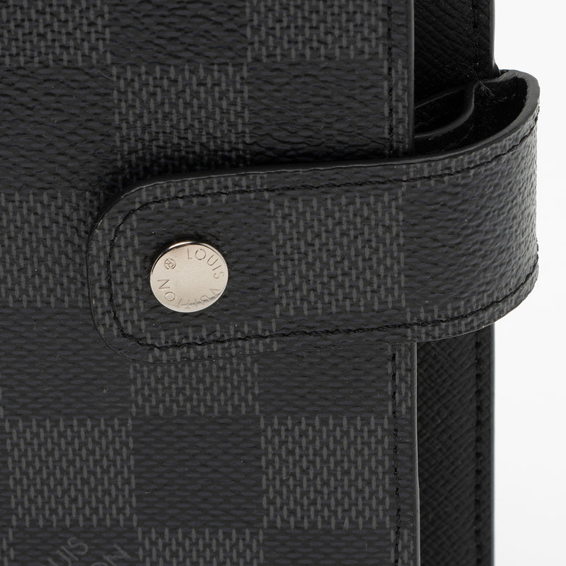 Louis Vuitton Damier Graphite Medium Ring Agenda Cover (SHF-aNiE2L) – LuxeDH
