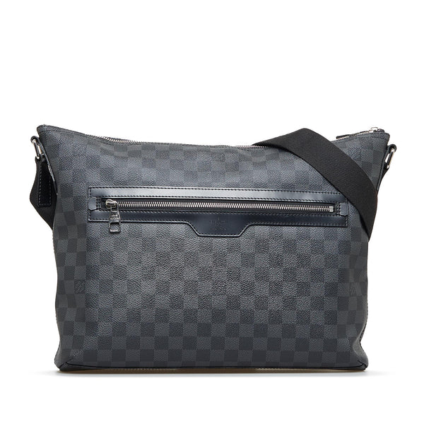 Shop Louis Vuitton DAMIER GRAPHITE Monogram Leather Small Shoulder Bag Logo  by Mau.loa