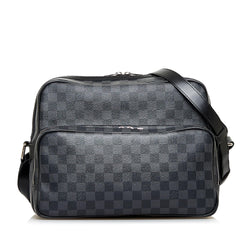 lv damier graphite sac leoh messenger