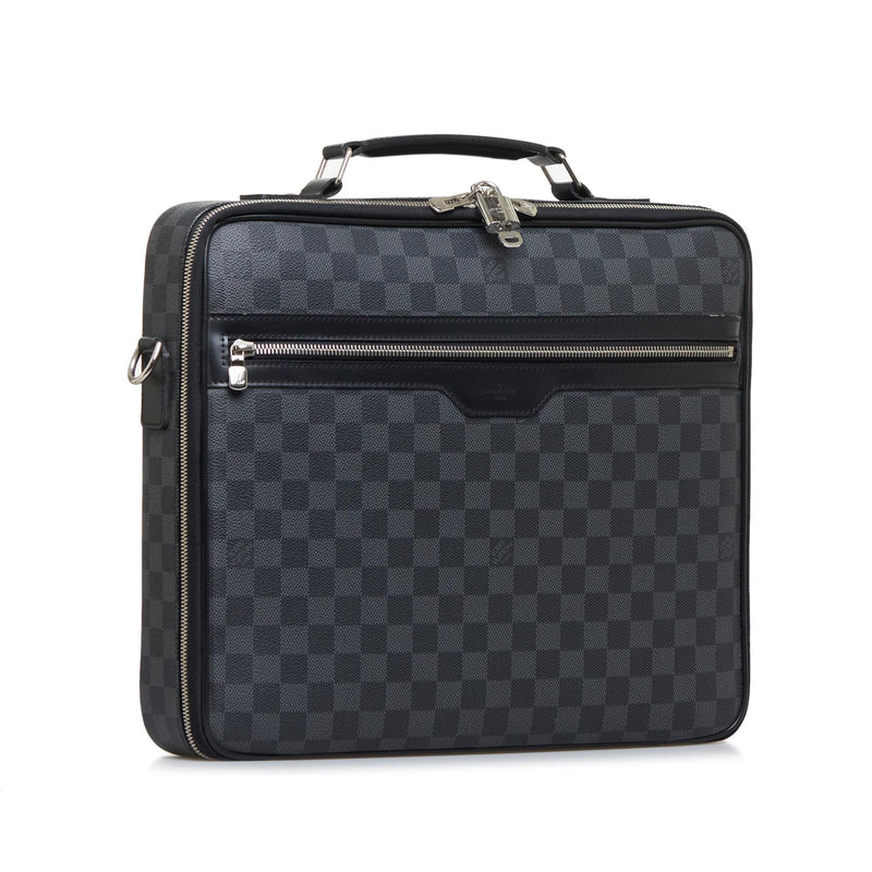 Louis Vuitton Damier Graphite Canvas Steeve Briefcase Bag Louis Vuitton