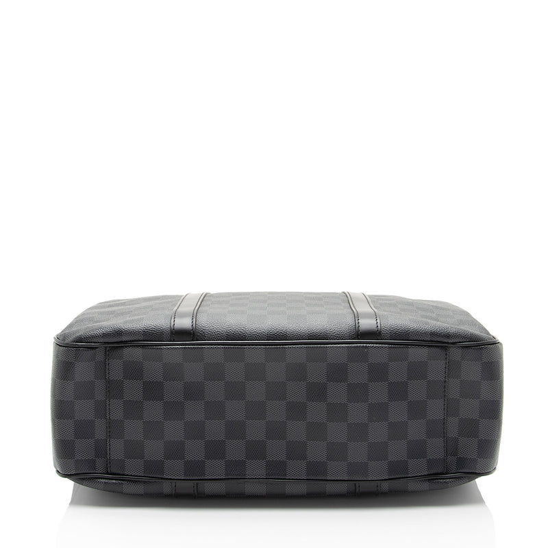 Louis Vuitton Damier Graphite Tadao PM Tote (SHF-HIaEwA)