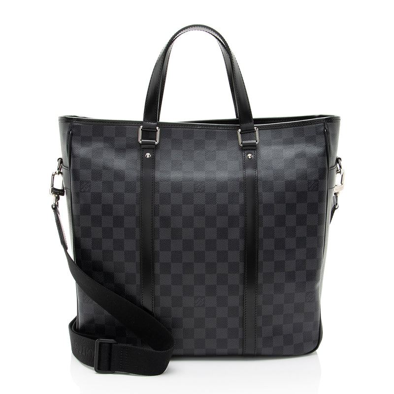 Louis Vuitton Damier Graphite Tadao PM Tote (SHF-HIaEwA)