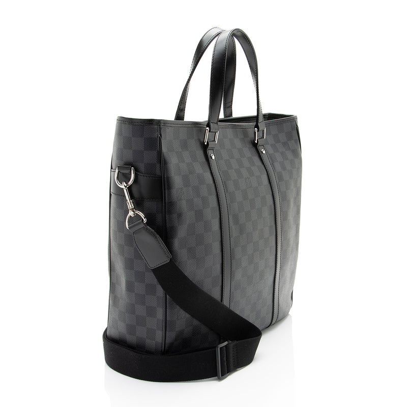 Louis Vuitton Damier Graphite Tadao PM Tote (SHF-HIaEwA)