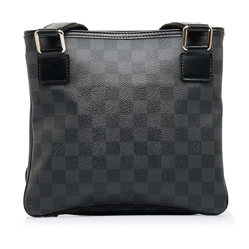 Louis Vuitton Gray Damier Graphite Coated Canvas Thomas Bag Silver