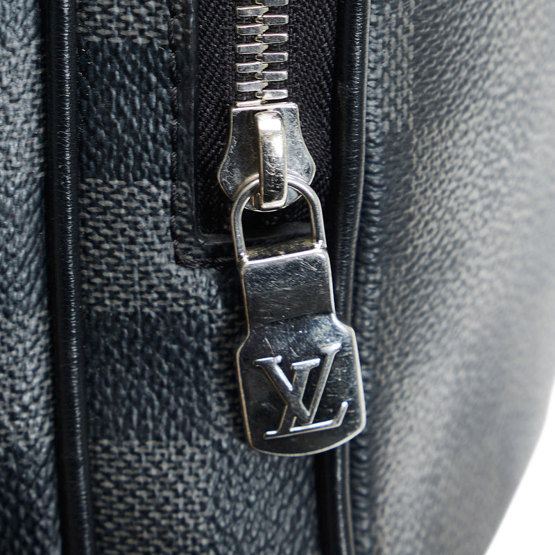 Louis Vuitton Trocadero Crossbody MM Grey Canvas Damier Graphite