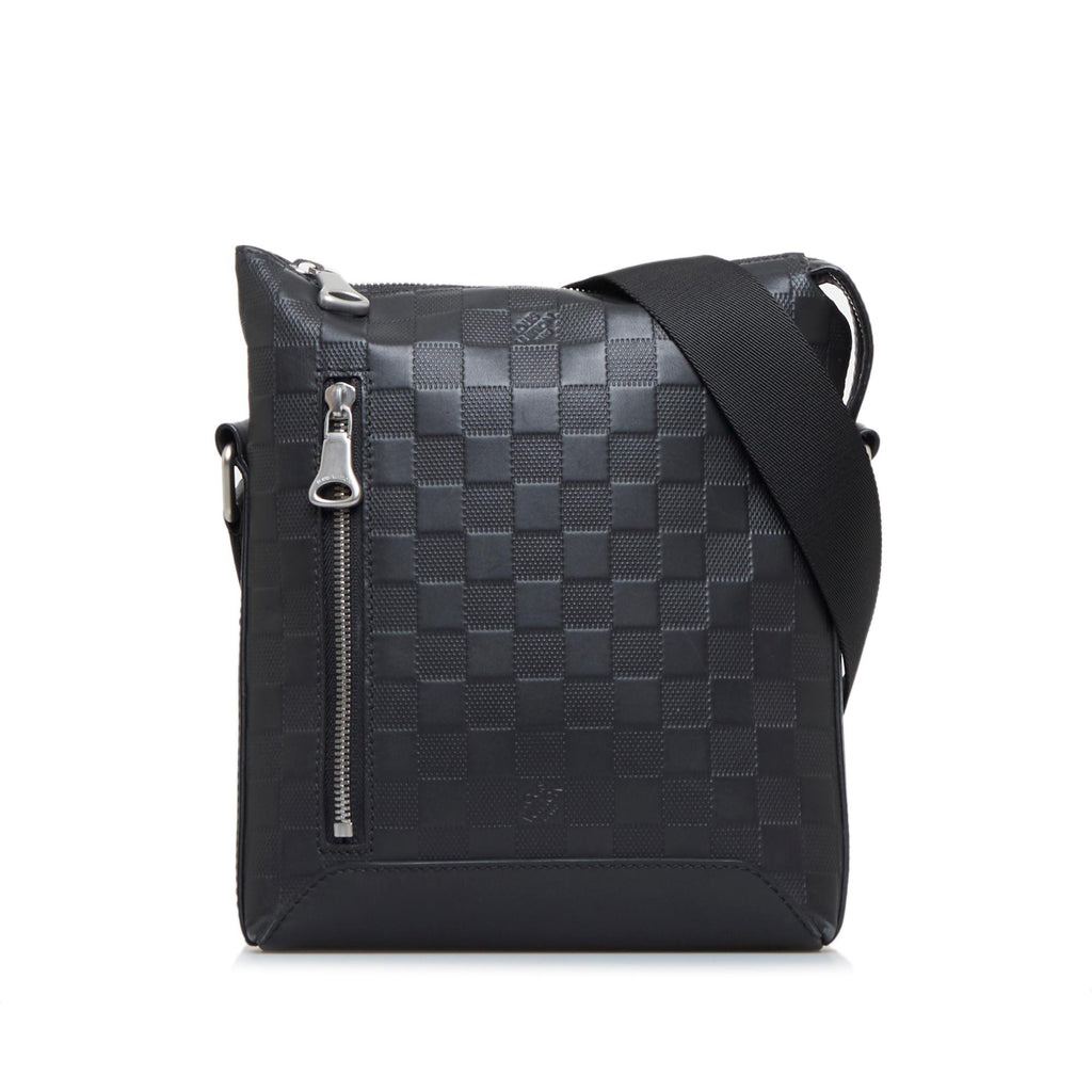 Louis Vuitton - Damier Infini Leather Messenger BB - Black