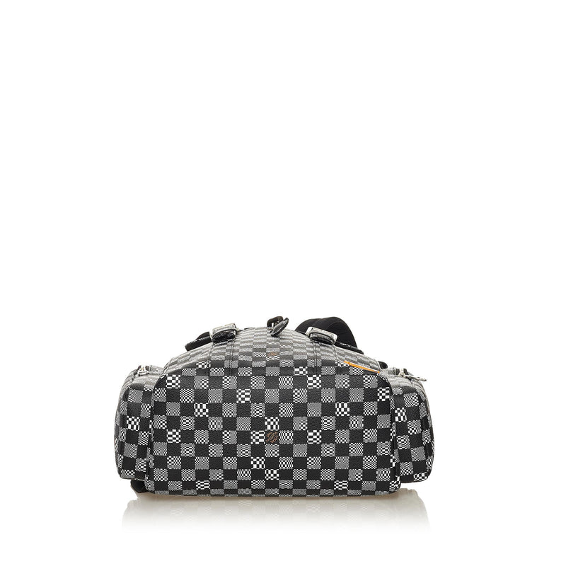 Louis Vuitton Distorted Damier Christopher Backpack - Black