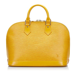 Louis Vuitton Vintage Alma Handbag EPI Leather PM Yellow