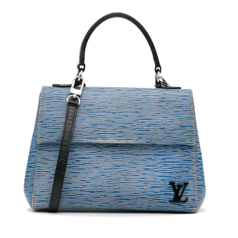 Louis Vuitton Black EPI Cluny BB Top Handle Bag 
