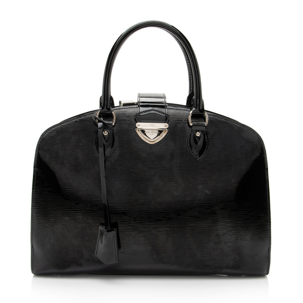 Louis Vuitton Black Epi Leather Noir Saint Jacques Zip Shopper
