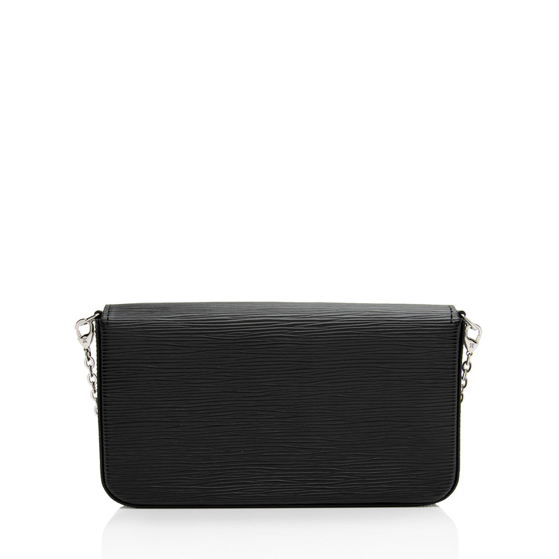 Louis Vuitton Epi Leather Black Pochette Felicie Bag (2018) For