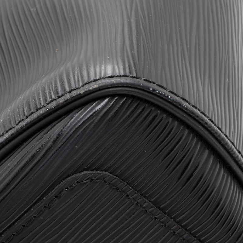 Louis Vuitton 2000s Black Epi Leather Duffle Bag · INTO