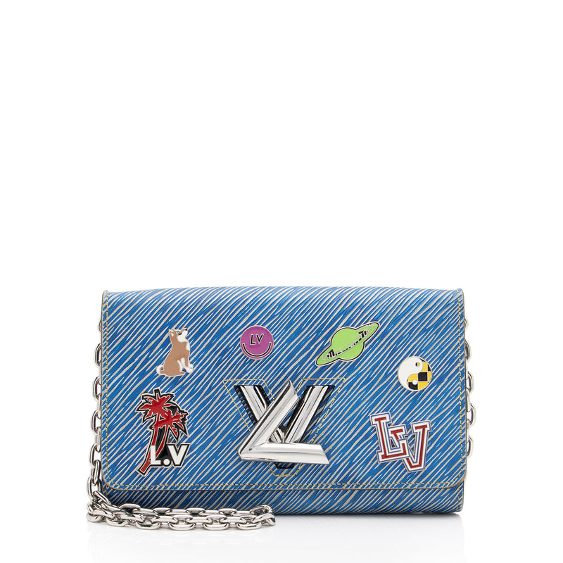 Louis Vuitton Epi Leather Twist Chain Wallet