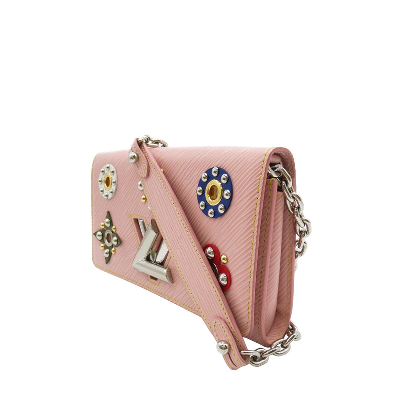 Louis Vuitton Epi Mechanical Flowers Twist MM - Pink Shoulder Bags