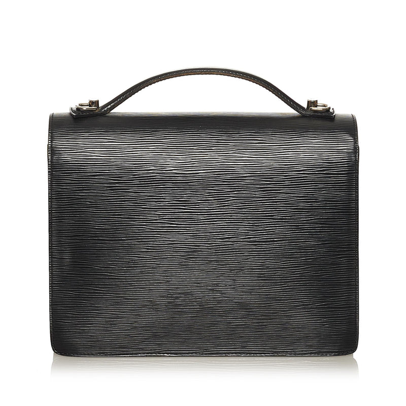 Louis Vuitton Pochette Clery Noir Epi Leather