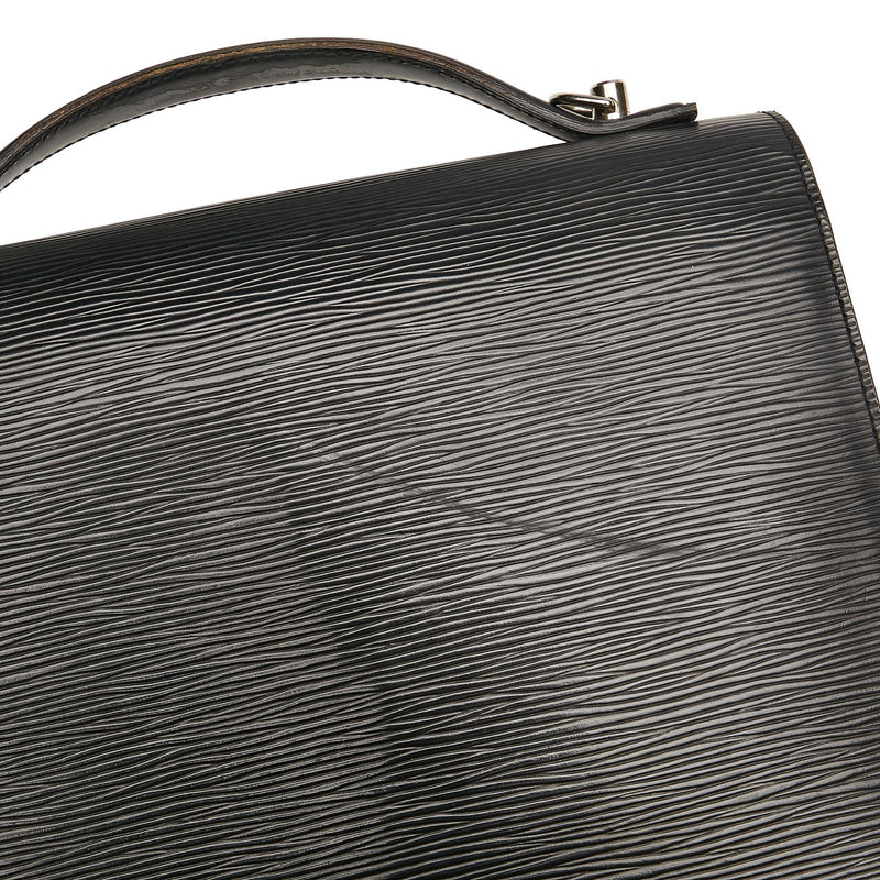 Louis Vuitton Louis Vuitton Monceau Black Epi Leather Hand Bag
