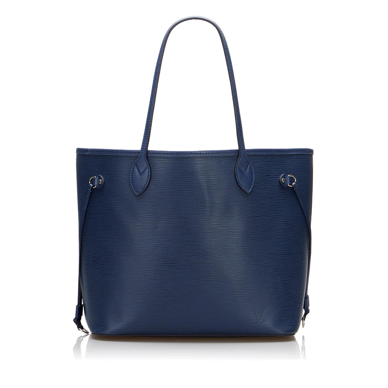 Louis Vuitton Blue Epi Leather Neverfull MM Louis Vuitton