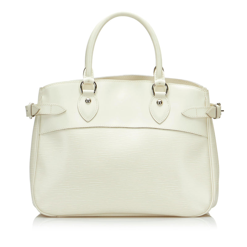 Louis Vuitton White Epi Leather Passy PM Bag Louis Vuitton