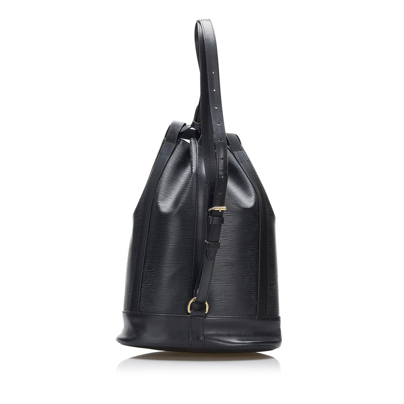 Louis Vuitton Black EPI Leather Randonnee PM Bag