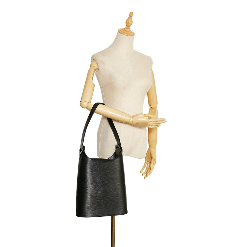 Black Louis Vuitton Epi Sac Verseau Shoulder Bag