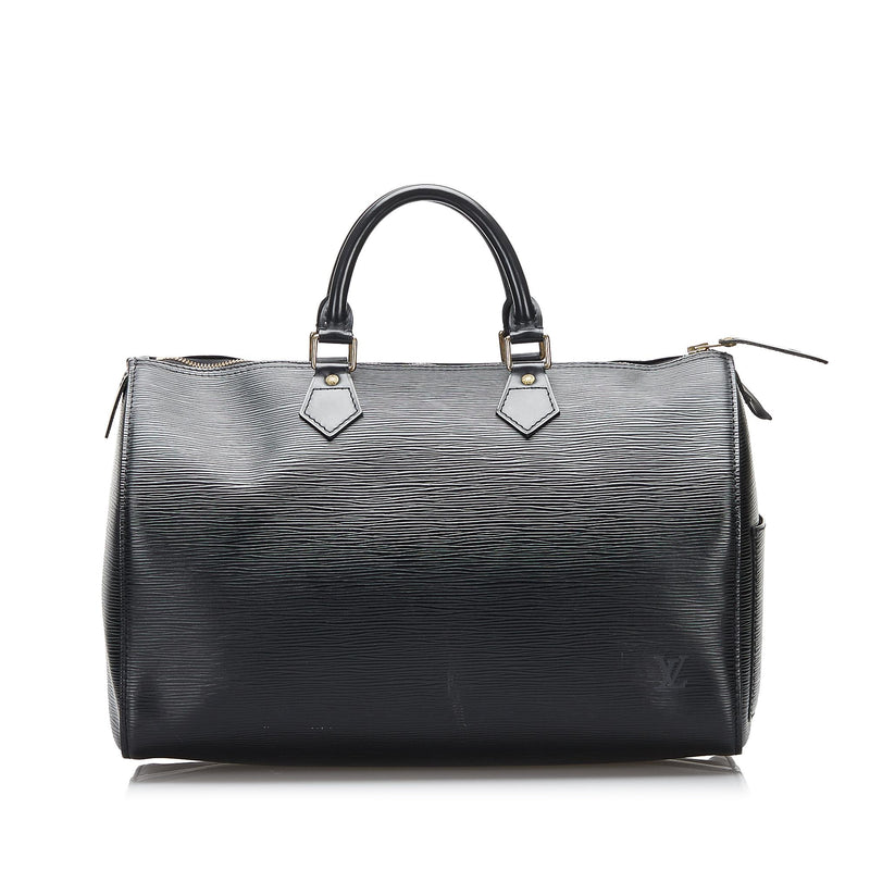 Louis Vuitton Speedy Handbag EPI Leather 35 Black