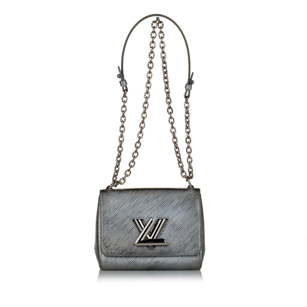 Louis+Vuitton+Twist+Crossbody+MM+White+Leather for sale online