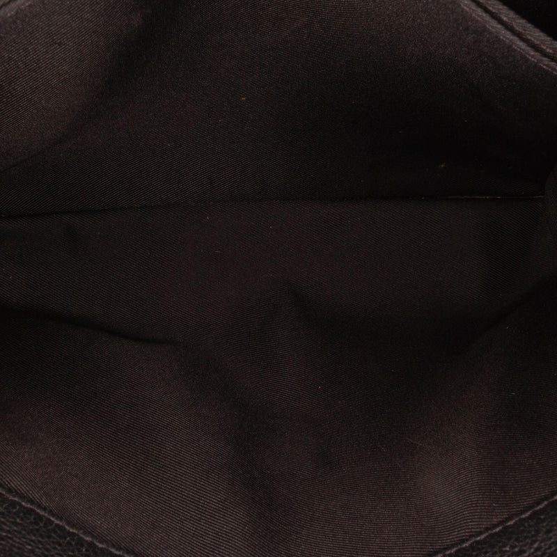 Louis Vuitton Black Leather Lockme II BB Messenger Crossbody Bag