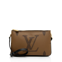 Louis Vuitton LV Lined Zip Pochette Empreinte