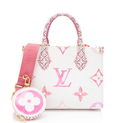 Louis Vuitton Giant Monogram Empreinte By The Pool Onthego PM Tote (SHF-LTu6RR)