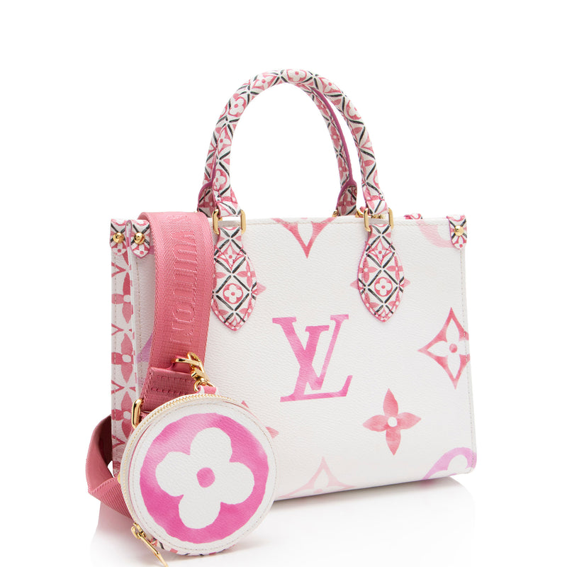 Louis Vuitton Giant Monogram Empreinte By The Pool Onthego PM Tote (SHF-LTu6RR)