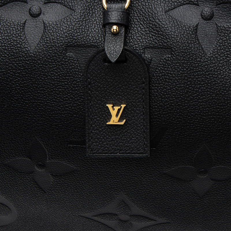 Louis Vuitton Giant Monogram Empreinte CarryAll MM Shoulder Bag (SHF-TuPV0W)