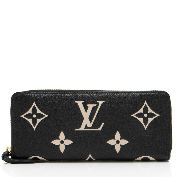 Louis Vuitton Giant Monogram Empreinte Clemence Wallet (SHF-DYQGTL)