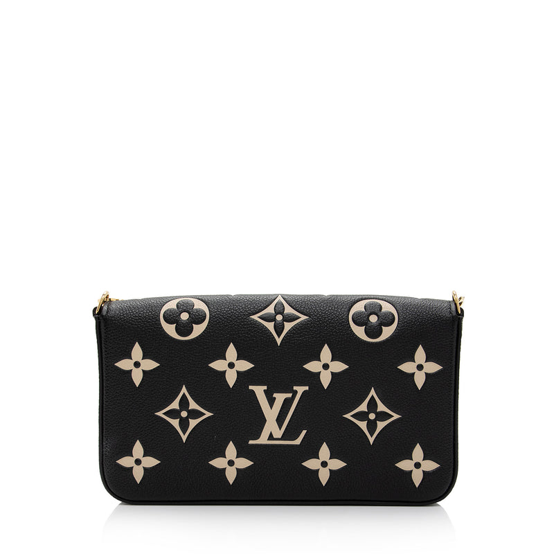 Louis Vuitton, Bags, Louis Vuitton Black Monogram Empreinte Flicie  Pochette