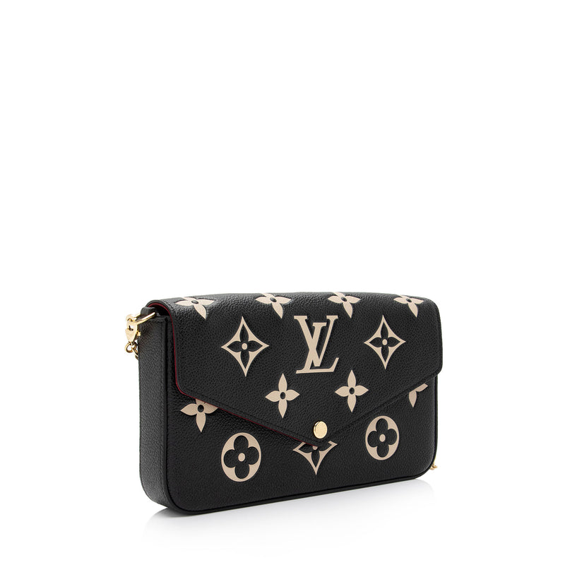 Louis Vuitton 2022 Black Empreinte Leather Monogram Giant