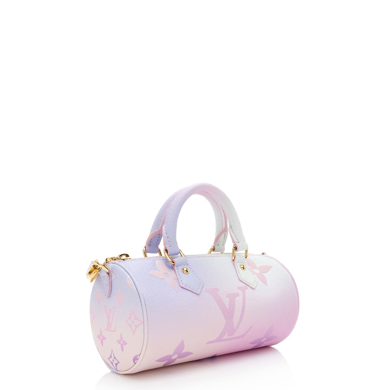 Pre-owned Louis Vuitton Papillon Leather Handbag In Pink