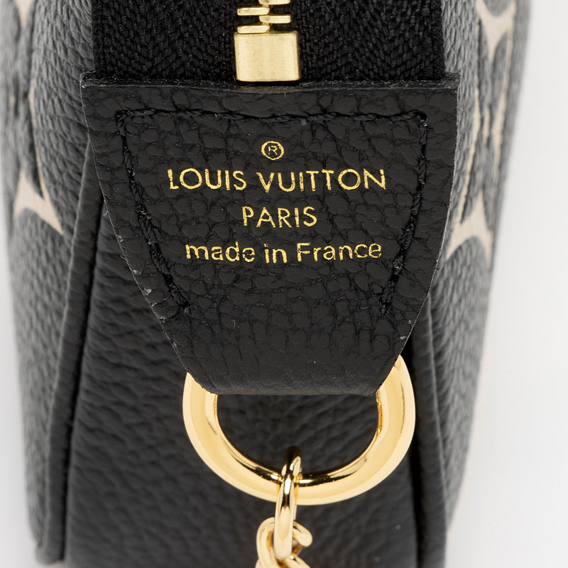 Louis Vuitton Giant Monogram Empreinte Mini Pochette Accessoires (SHF-ezJx1e)