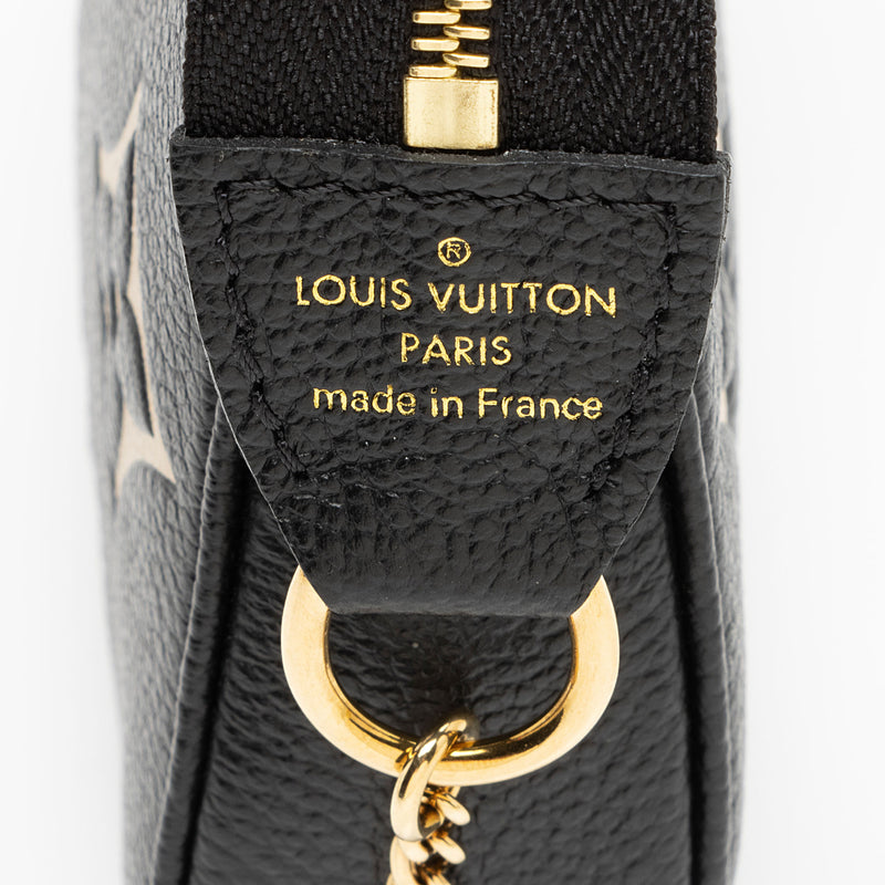 Louis Vuitton Giant Monogram Empreinte Mini Pochette Accessoires (SHF-LcC0em)