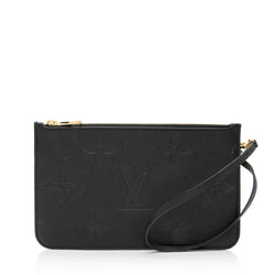 Louis Vuitton Giant Monogram Empreinte Neverfull MM Pochette (SHF-uMpZHz)