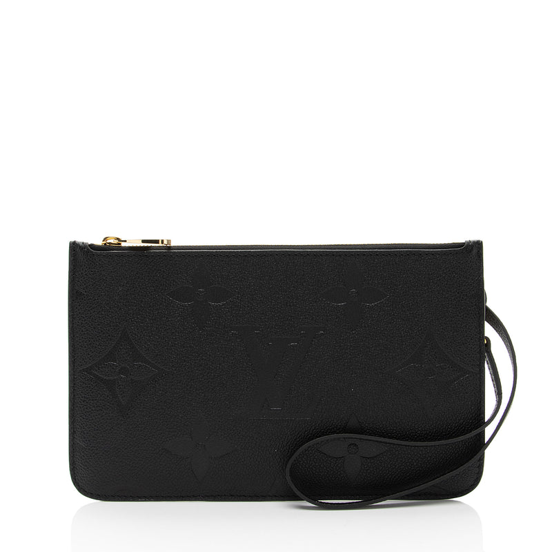 Louis Vuitton Giant Monogram Empreinte Neverfull MM Pochette (SHF-ch0Tw7)