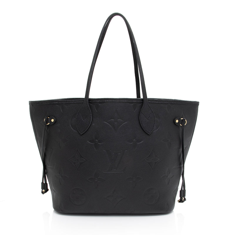 Louis Vuitton Giant Monogram Empreinte Neverfull MM Tote (SHF-oBX9Er)