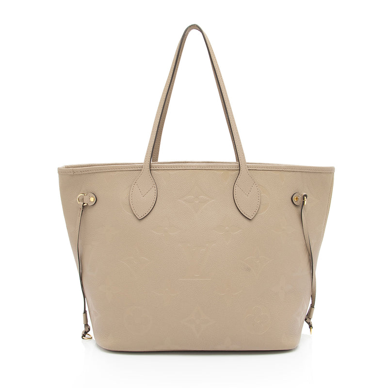 Louis Vuitton Giant Monogram Empreinte Neverfull MM Tote (SHF-gfZIrh)