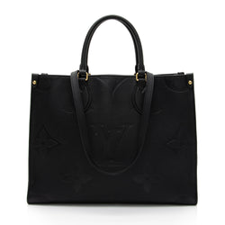 Louis Vuitton 2021/2023 Pre-owned Onthego mm Tote Bag - Black