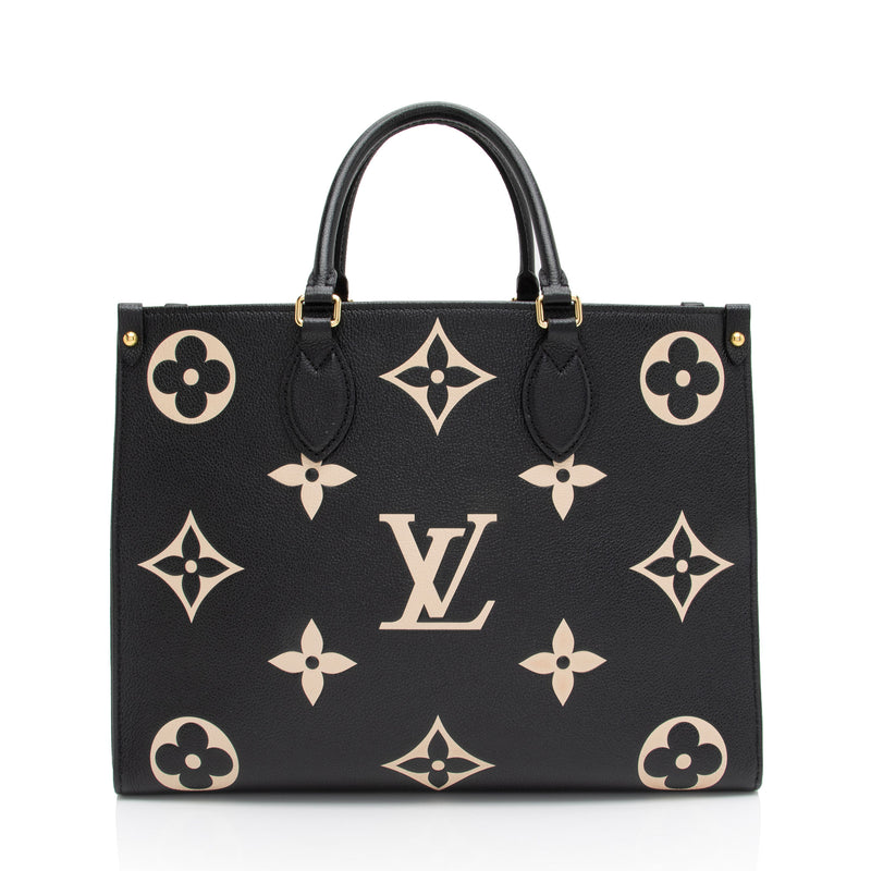 Louis Vuitton Giant Monogram Empreinte Onthego MM Tote (SHF-oeChBy)