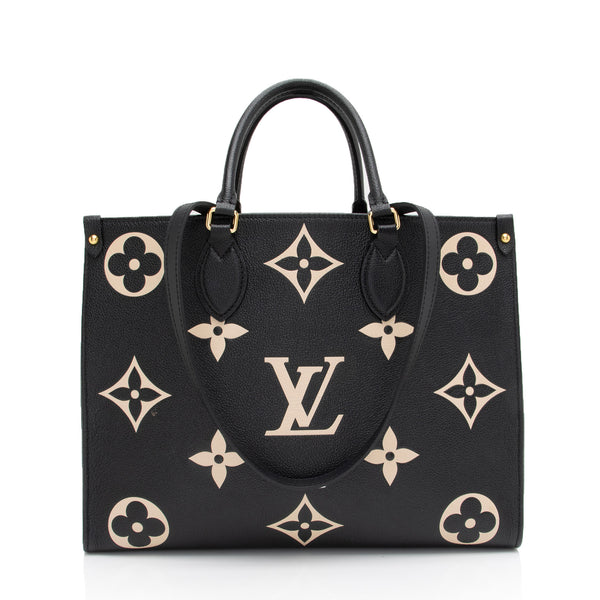 Louis Vuitton Giant Monogram Empreinte Onthego MM Tote (SHF-oeChBy)