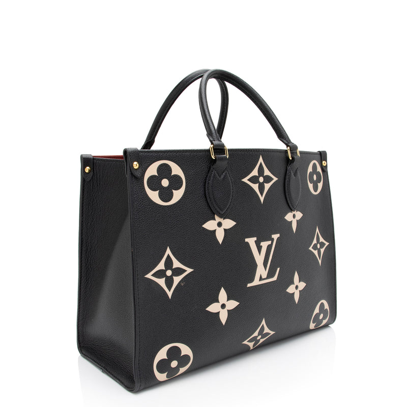 Louis Vuitton Giant Monogram Empreinte Onthego MM Tote (SHF-oeChBy)