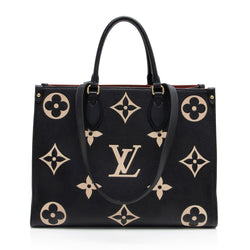 Louis Vuitton Giant Monogram Empreinte Onthego MM Tote (SHF-CK5O6d)