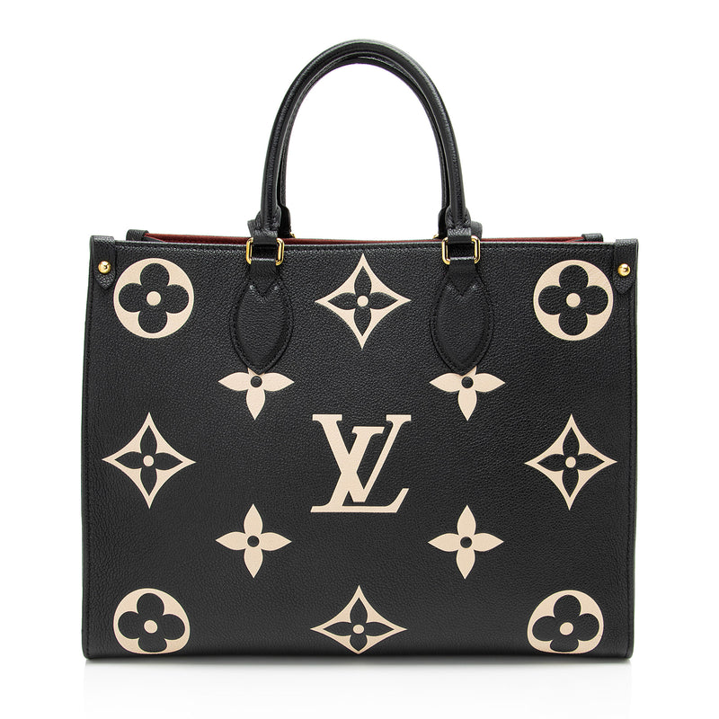 Louis Vuitton Giant Monogram Empreinte Onthego MM Tote (SHF-UQzkIf)